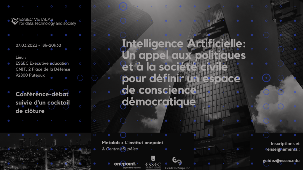 Metalab x onepoint roundtable on “How to build a democratic awareness of AI?”